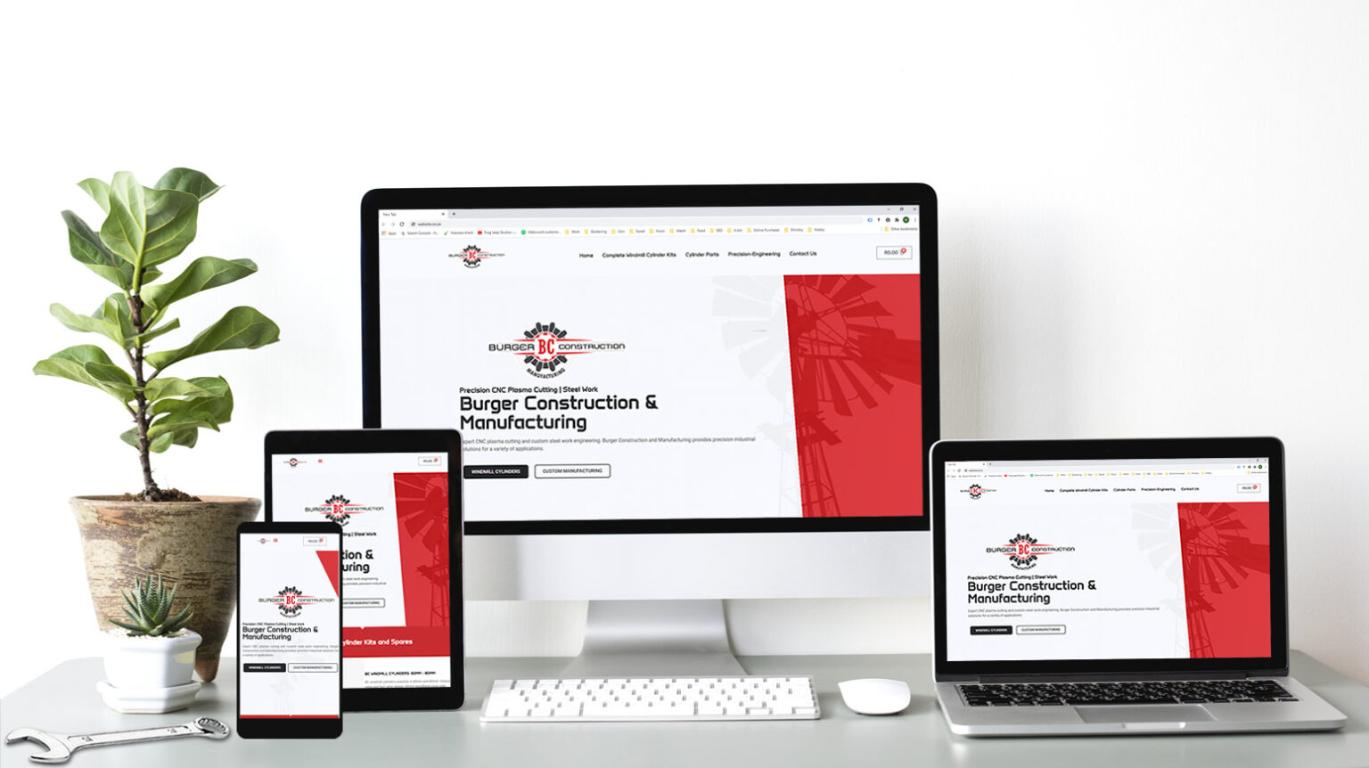 Website Design 2026 Burger Construction