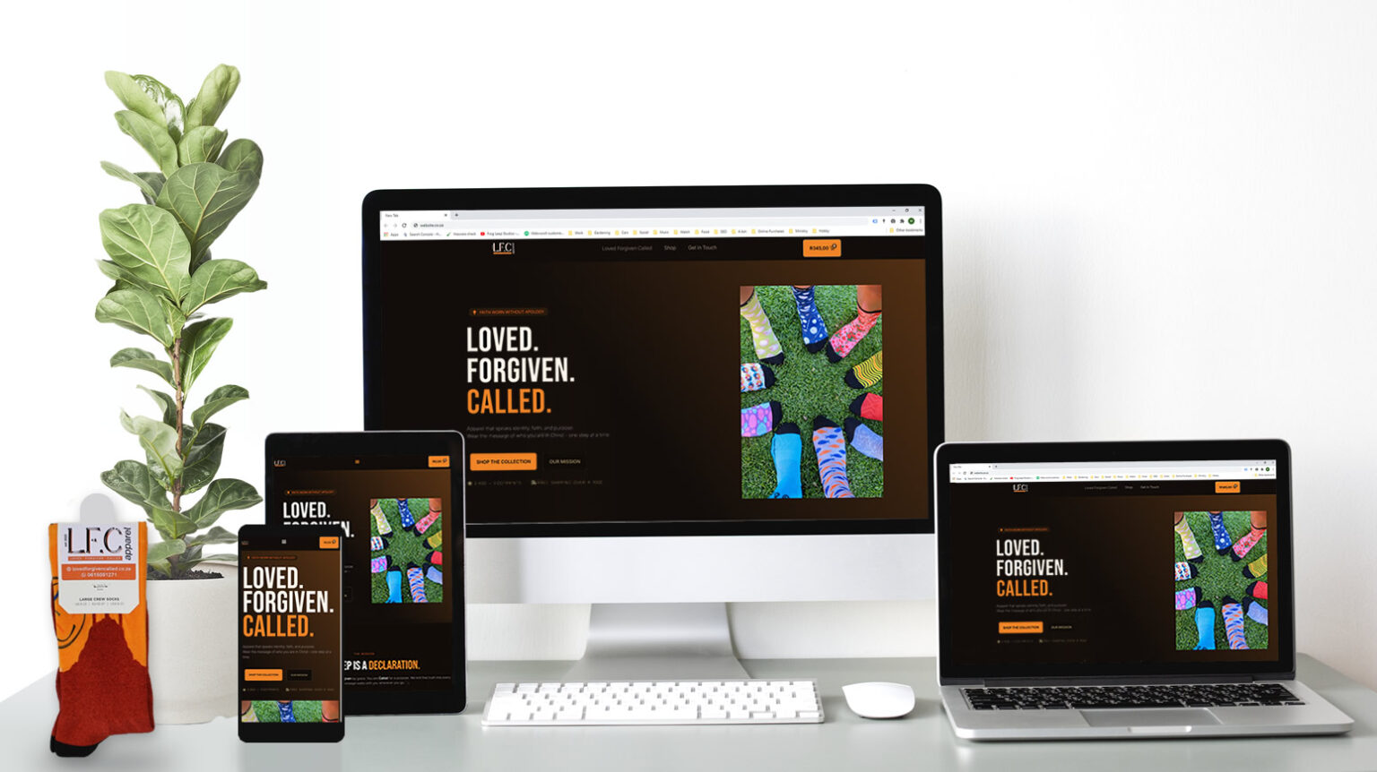 Website Design 2026 Loved Forgiven Called